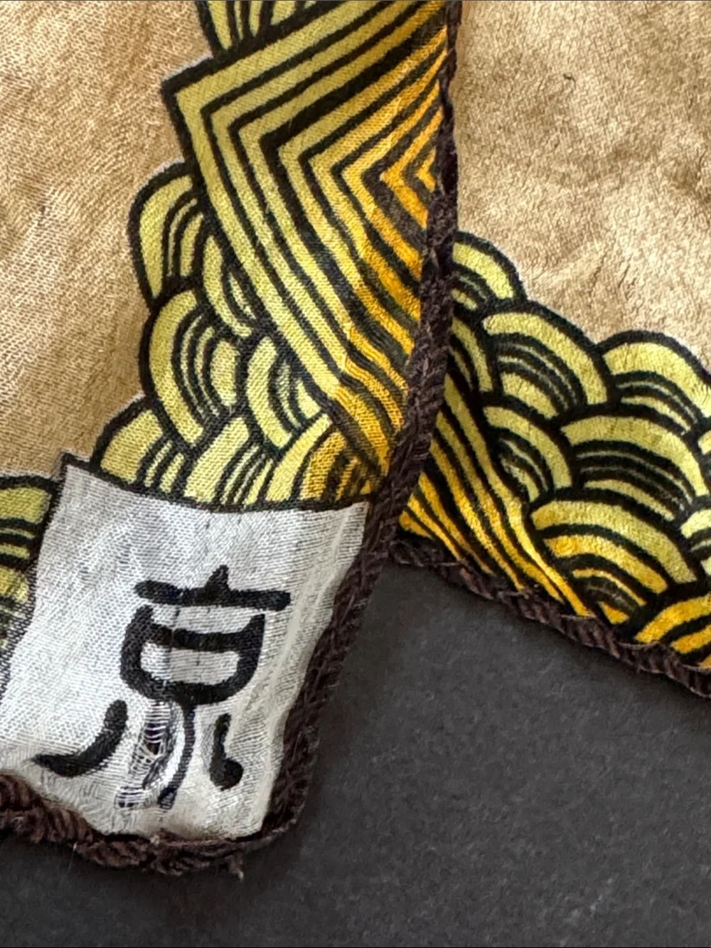 Vintage Beijing Opera Facial Makeup Scarf